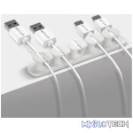 CO110 Cable Organizer Clips - 5 Bays, 4 Storage Compartments - White - Image 5